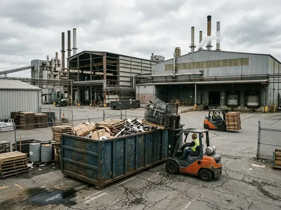 industrial-factory-scrap-conta-003 — frequently asked questions, Cheap Roll-off Dumpster Rentals in Pleasant Prairie, WI